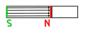 Lernzirkel Magnetismus Aufgabe Magnetisierungslinien Stabmagnet mit Weicheisen.png